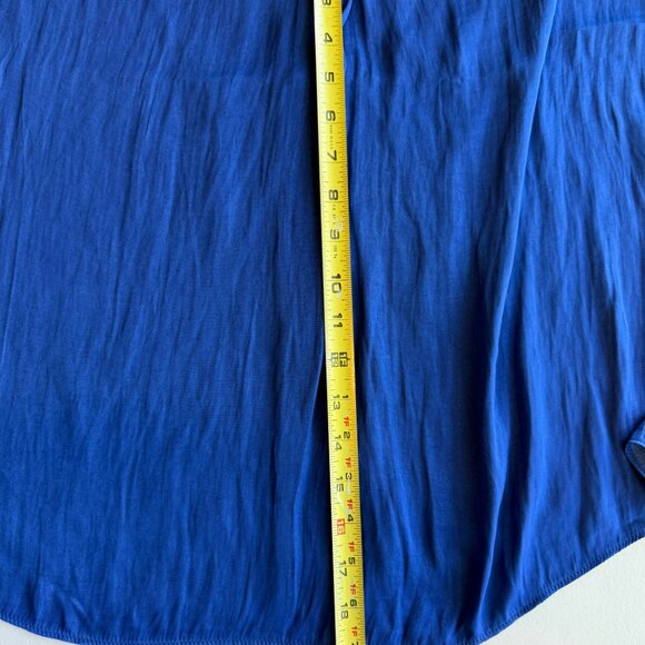 Maison d'Amelie Blue Ladies Blouse Size XL NWT - Picture 4 of 8